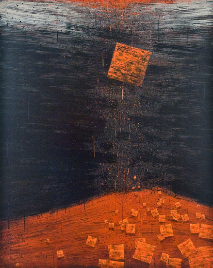 Another Hot Spot, 2011, oil on canvas, 45 x 36 inches