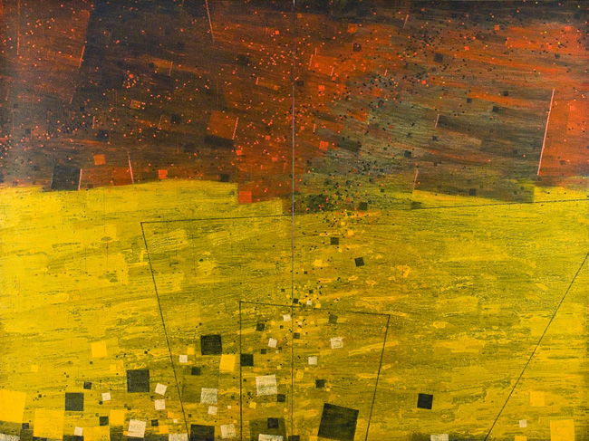 Augury, 2009, oil on canvas, 72 x 96 inches