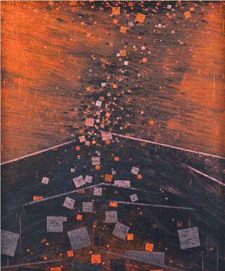 Breach, 2010, oil on canvas, 36 x 30 inches