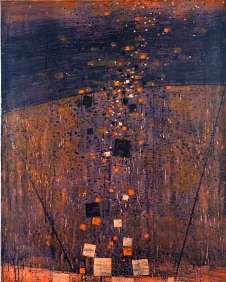 Channel, 2009, oil on canvas, 45 x 36 inches