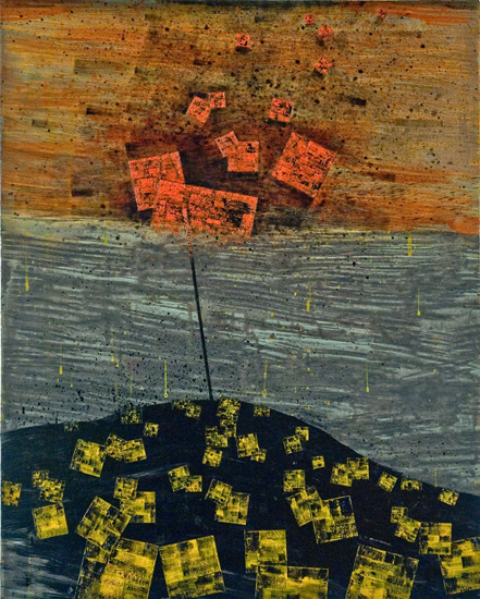 Gulf, 2010, oil on canvas, 30 x 25 inches