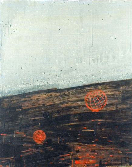 In Consequence, 2008, oil on canvas, 45 x 36 inches