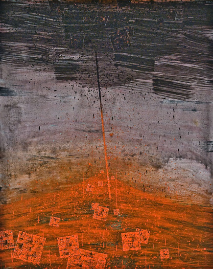 Omen, 2010, oil on canvas, 30 x 24 inches