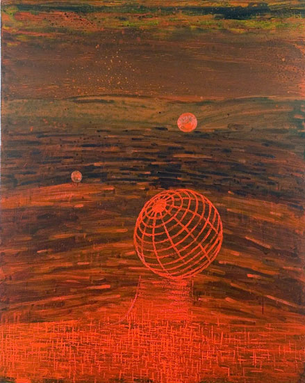 Pedestal, 2007, oil on canvas, 45 x 36 inches