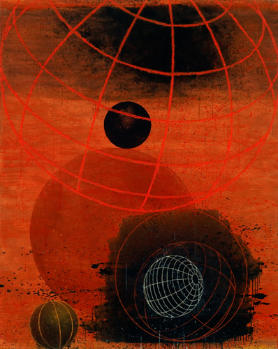 Probability Theory, 2005, oil on canvas, 60 x 48 inches