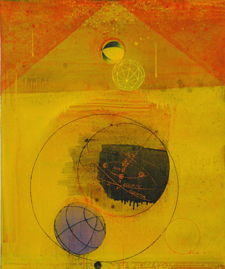 Summa Rerum, 2006, oil on canvas, 36 x 30 inches