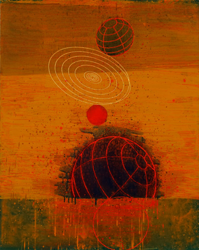 Tenuous, 2005, oil on canvas, 30 x 24 inches