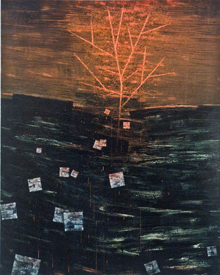 Chronology, 2012, oil on canvas, 45 x 36 inches