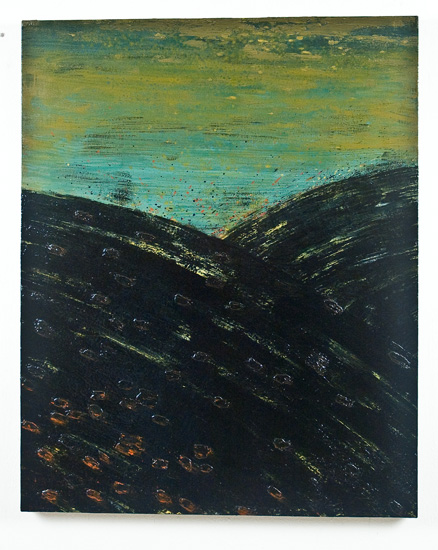 Embers, 2013, oil on canvas, 45 x 36 inches