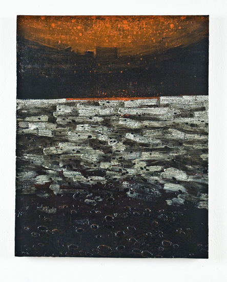 Breach, 2015, oil on canvas, 30 x 24 inches